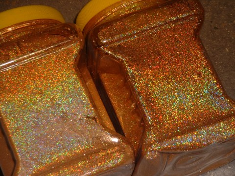 Holographie gold fein