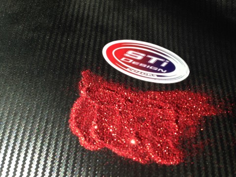 Glitter - Effekt Red F