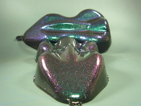 Sparkle Green / Purple